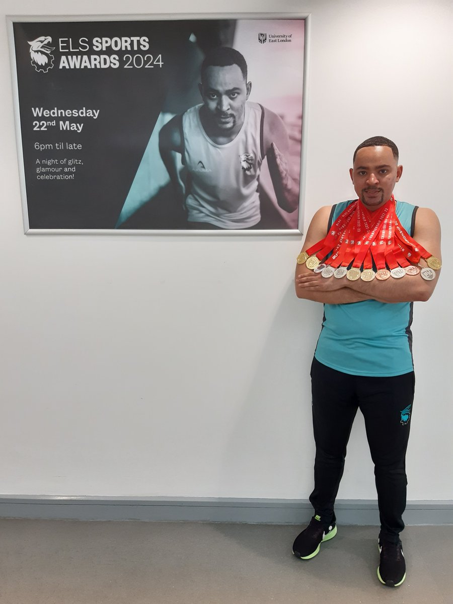 jordanandrew63's tweet photo. Hi there! Whilst being at University of East London (UEL) I'm well known for doing something in the sport. I have concluded my uni life with gaining 12 BUCS championship medals in the ambulant men’s sprints and long jump for UEL. I thank all support systems for their support! https://t.co/P8J1sATKZu