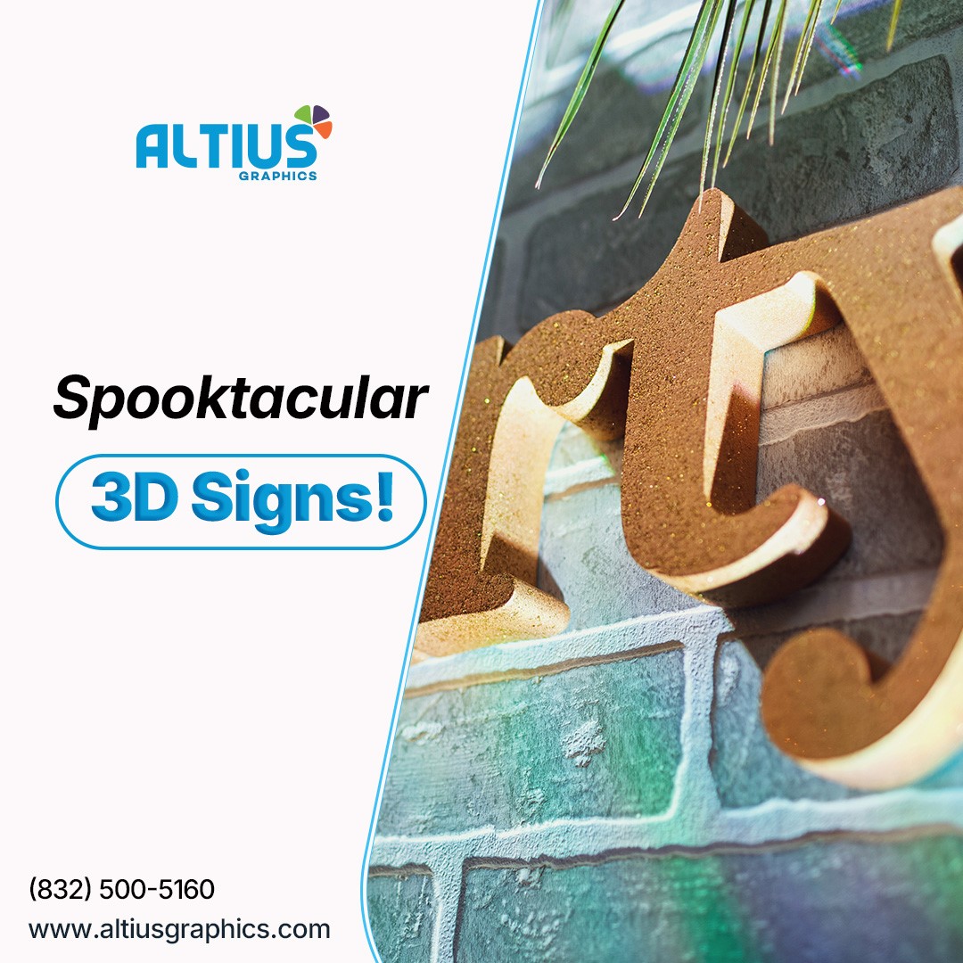 AltiusGraphics's tweet image. ALTIUS Graphics offers 3D Interior Dimensional Signage featuring vibrant harvest colors and spooky Halloween vibes. These reusable, durable signs are perfect for decorating homes or offices.

#FallDecor #WallSigns #3DGraphics #HalloweenVibes #CustomWallSigns #ALTIUSGraphics