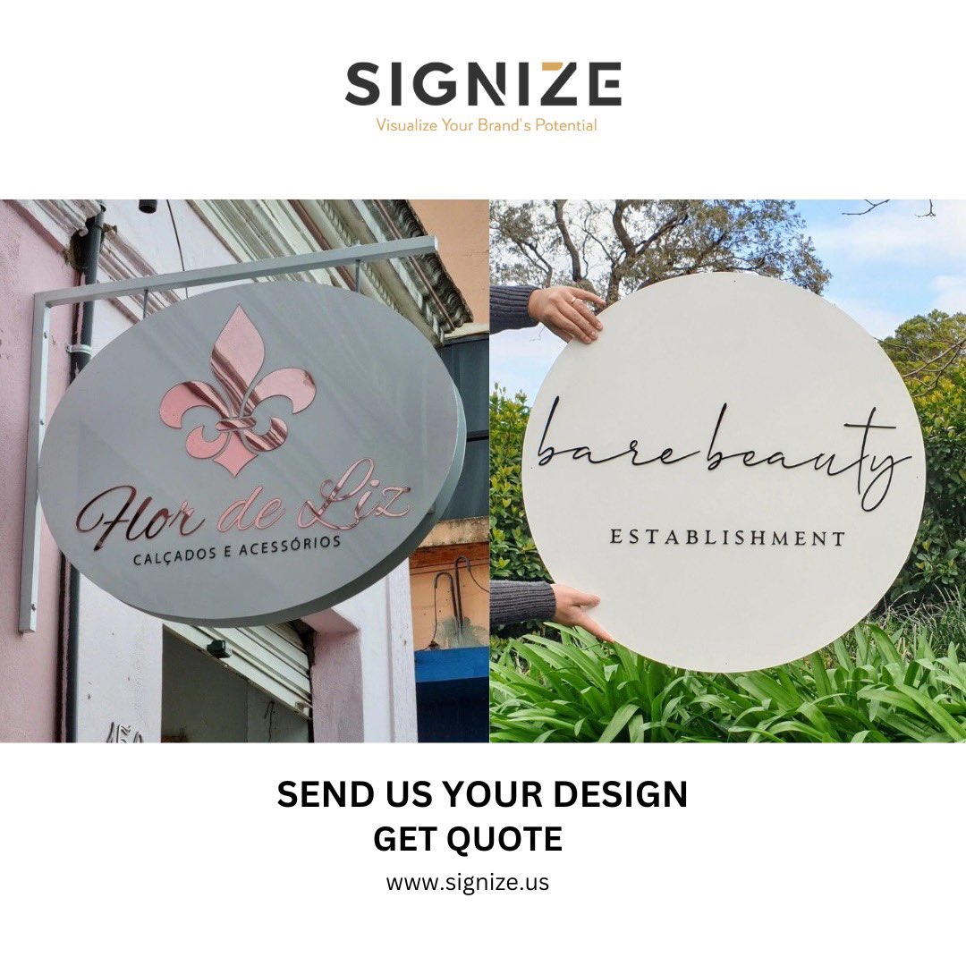 Signize_us's tweet image. Enhance your brand visibility with professional business identity signs. From storefronts to office buildings, we create impactful signs that attract attention and convey professionalism. #signize #viral #trendy