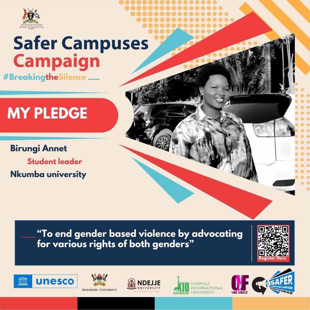 OwnYourFutureUG's tweet image. #BreakingtheSilence #UNESCOROSA #yptcampaign #safercampusescampaign @yptcampaign