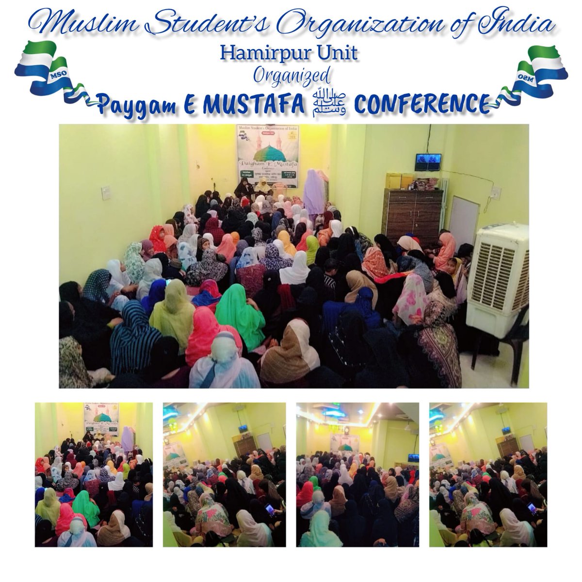 msogirlswing's tweet photo. Paigham E Mustafa Conference By MSO Girls Wing In Hamirpur Uttar Pradesh
@msoofindia https://t.co/4JehliUs7N