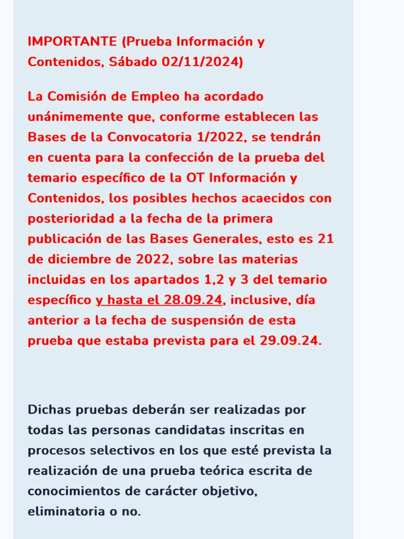 Hola, Comisión de Empleo de <a href="/rtve/">RTVE</a> ¿sabéis que esto va en contra de la esencia misma del periodismo y de los puestos que se deben cubrir? Lo que ha pasado es una tremenda putada y estamos todos sobrecogidos. Pero si alguien no quiere seguir la actualidad no merece esa plaza.