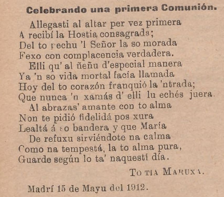 CelebresCoses's tweet photo. añu 1912: Celebrando una primera Comunión
... de Maruxa
#CelebresCoses #Asturies #oficialidá #Maruxa #Tuxa #MaríaTeresaVillaverde #Madrid
Agora ya sabes onde atopar más COSES CÉLEBRES ... https://t.co/wYdH1u937N