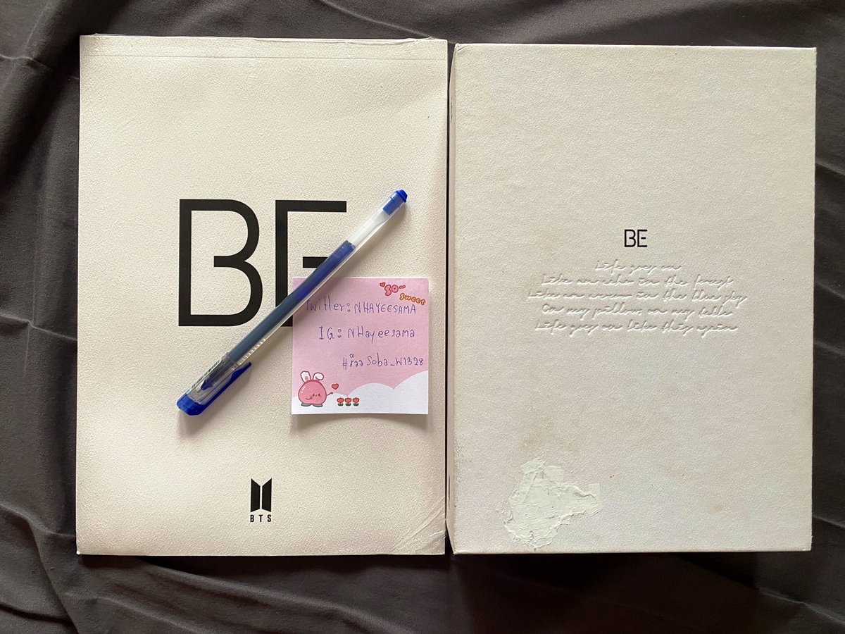 NHayeesama's tweet photo. อัลบั้มBE (มีตำหนิ)
💜ราคา 290฿ ส่งฟรี💜
📦พร้อมส่งแล้วนะคะ📦
✨มีของแถมด้วยค่า✨
🔴ห้ามก็อปรูปไปใช้เด็ดขาดนะคะ🔴

#ตลาดนัดบังทัน #อัลบั้มบังทัน #ส่งต่ออัลบั้ม #ปล่อยของสะสมบังทัน #อัลบั้มบังทัน #อัลบั้มbts #BTS #อัลบั้มเปล่า #บั้มเปล่า #พร้อมส่ง #บั้มเต็มบังทัน #บั้มเปล่าบังทัน https://t.co/imsCgQYkhR