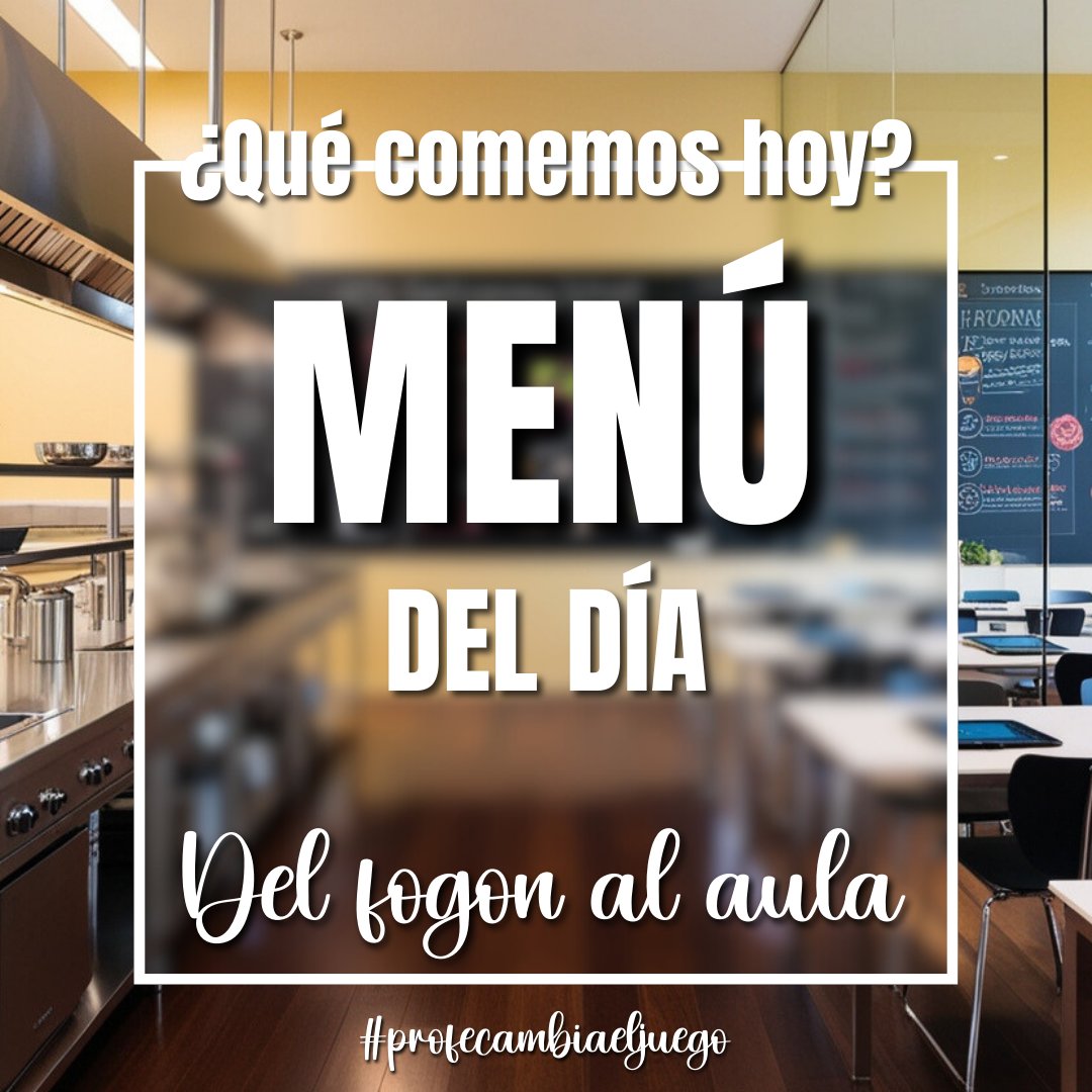 Sita Dácil (@dacilgonz) on Twitter photo ¡Hoy en el aula se sirve un menú delicioso! 🍽️ Con estrategias de Del Fogón al Aula, fomentamos el #pensamientocrítico, la #creatividad y la #colaboración. ¡Buen provecho! 🌟 <a href="/imgende/">Ingrid Mosquera</a>
canva.com/design/DAGSfPZ…
#DelFogónalAula #Profecambiaeljuego #TransformaciónEnElAula ¡Hoy en el aula se sirve un menú delicioso! 🍽️ Con estrategias de Del Fogón al Aula, fomentamos el #pensamientocrítico, la #creatividad y la #colaboración. ¡Buen provecho! 🌟 <a href="/imgende/">Ingrid Mosquera</a>
canva.com/design/DAGSfPZ…
#DelFogónalAula #Profecambiaeljuego #TransformaciónEnElAula