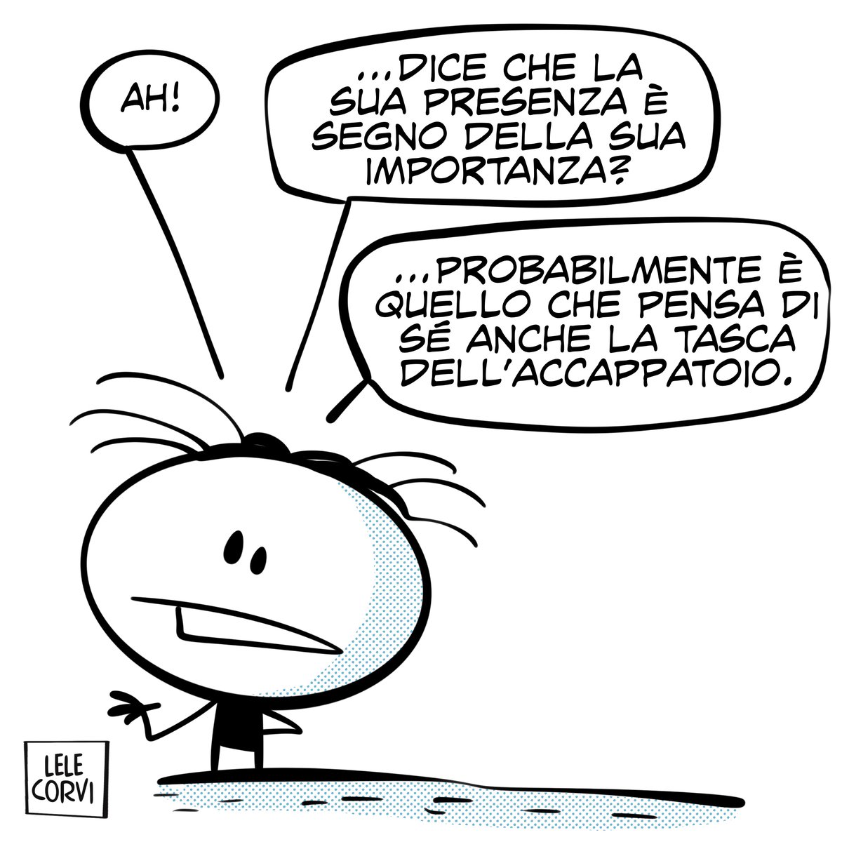 LeleCorvi's tweet photo. A cosa serve?
#dadgad #vignette #illustrazione #comicstrip #humor #ironia #autoriflessione #minimalart #lifeadvice #seguitemi #nuovopost #risate #artistlife #seguiperseguito #staytuned https://t.co/ySox7UB2LM
