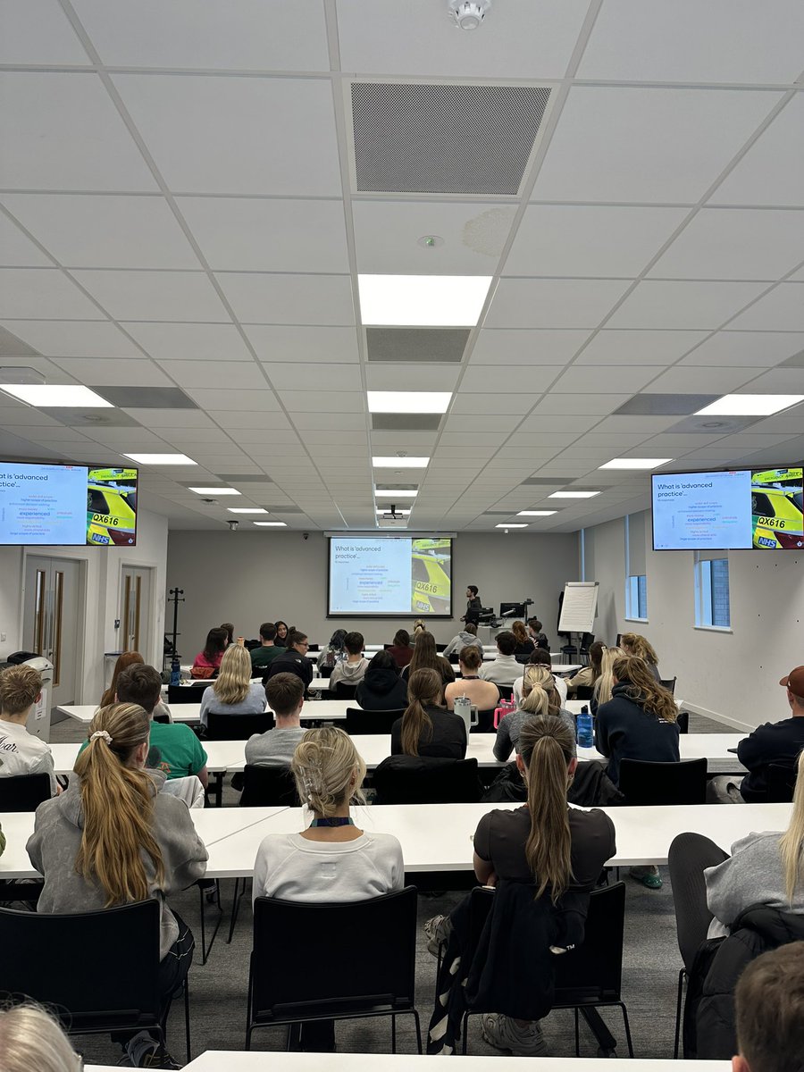 Olli (@loddyy24) on Twitter photo Full house last night for <a href="/Grant__Parsons/">Grant Parsons.</a> delivering a talk on Advanced Practice within <a href="/NWAmbulance/">North West Ambulance Service</a>. Full house as well!!!
<a href="/LJMUParaSoc/">LJMU Paramedic Society</a> first CPD of the year, organised by our new CPD officers! Smashed it! Full house last night for <a href="/Grant__Parsons/">Grant Parsons.</a> delivering a talk on Advanced Practice within <a href="/NWAmbulance/">North West Ambulance Service</a>. Full house as well!!!
<a href="/LJMUParaSoc/">LJMU Paramedic Society</a> first CPD of the year, organised by our new CPD officers! Smashed it!