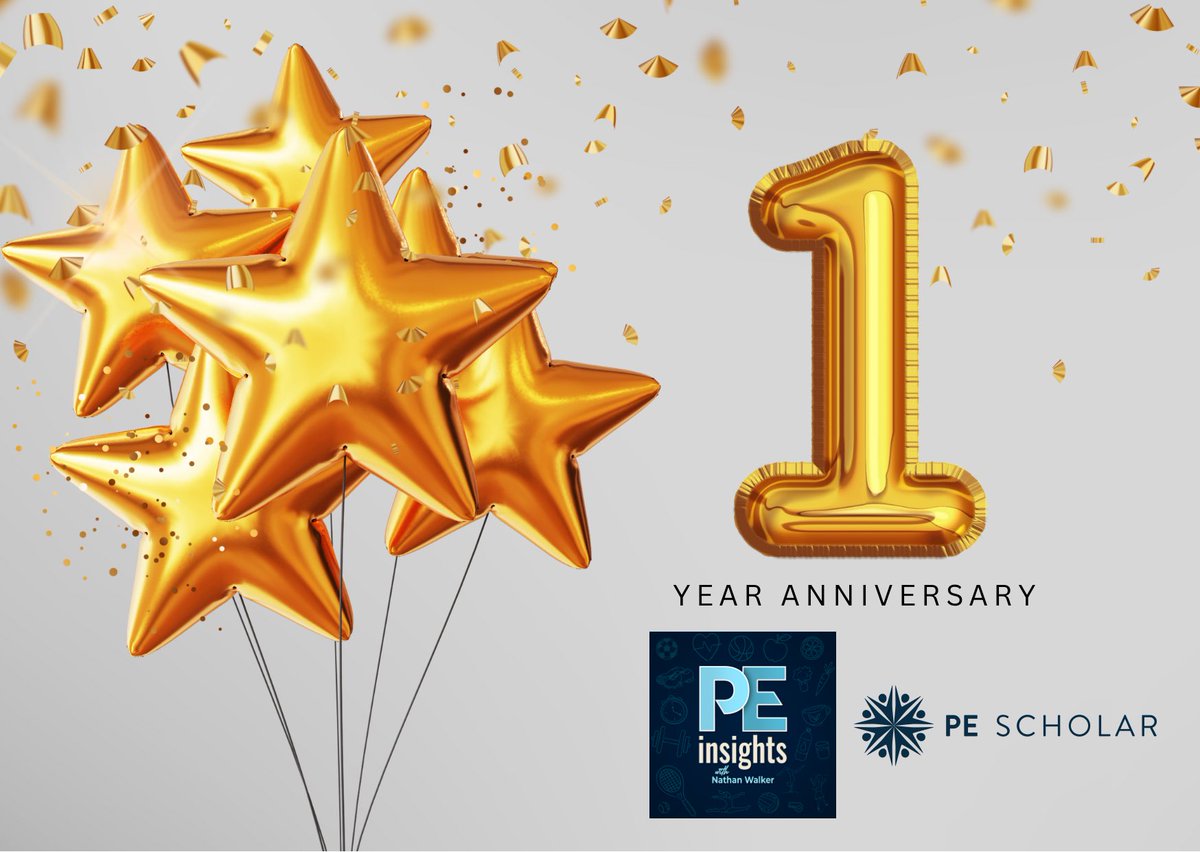 Today is the 1st anniversary of the creation of the PE Insights Podcast! 🎉

Thank you to everyone who has supported the podcast and its growth over the past year, I really appreciate it.

It’s smashed through the targets set a year ago, with over 22k listens, 1.2k followers, 60