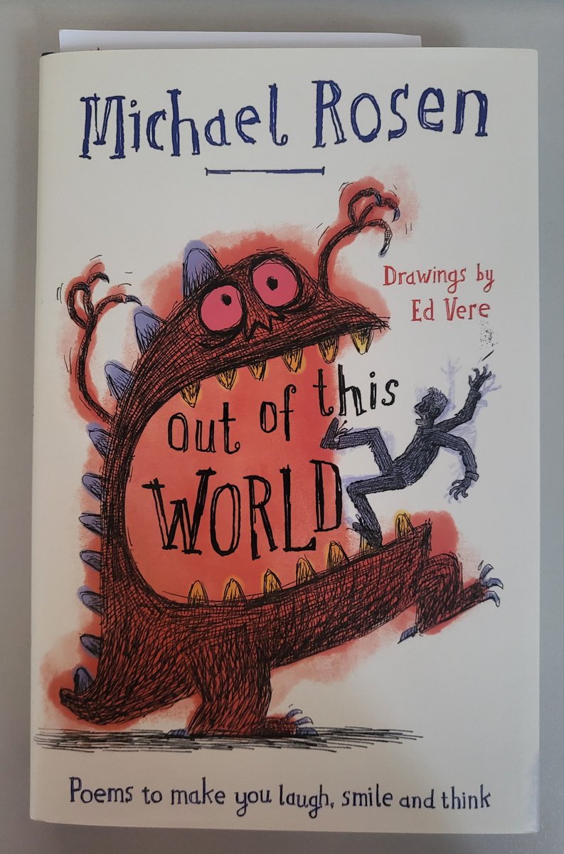 It's <a href="/PoetryDayUK/">National Poetry Day</a> today! Why not celebrate by sharing this wonderful collection between <a href="/MichaelRosenYes/">Michael Rosen 💙💙🎓🎓 NICE 爷爷</a> <a href="/ed_vere/">Ed Vere</a> &amp; encourage children to become 'archaeologists' &amp; dig around inside their memories &amp; experiences to write a poem about themselves today. vimeo.com/628367647