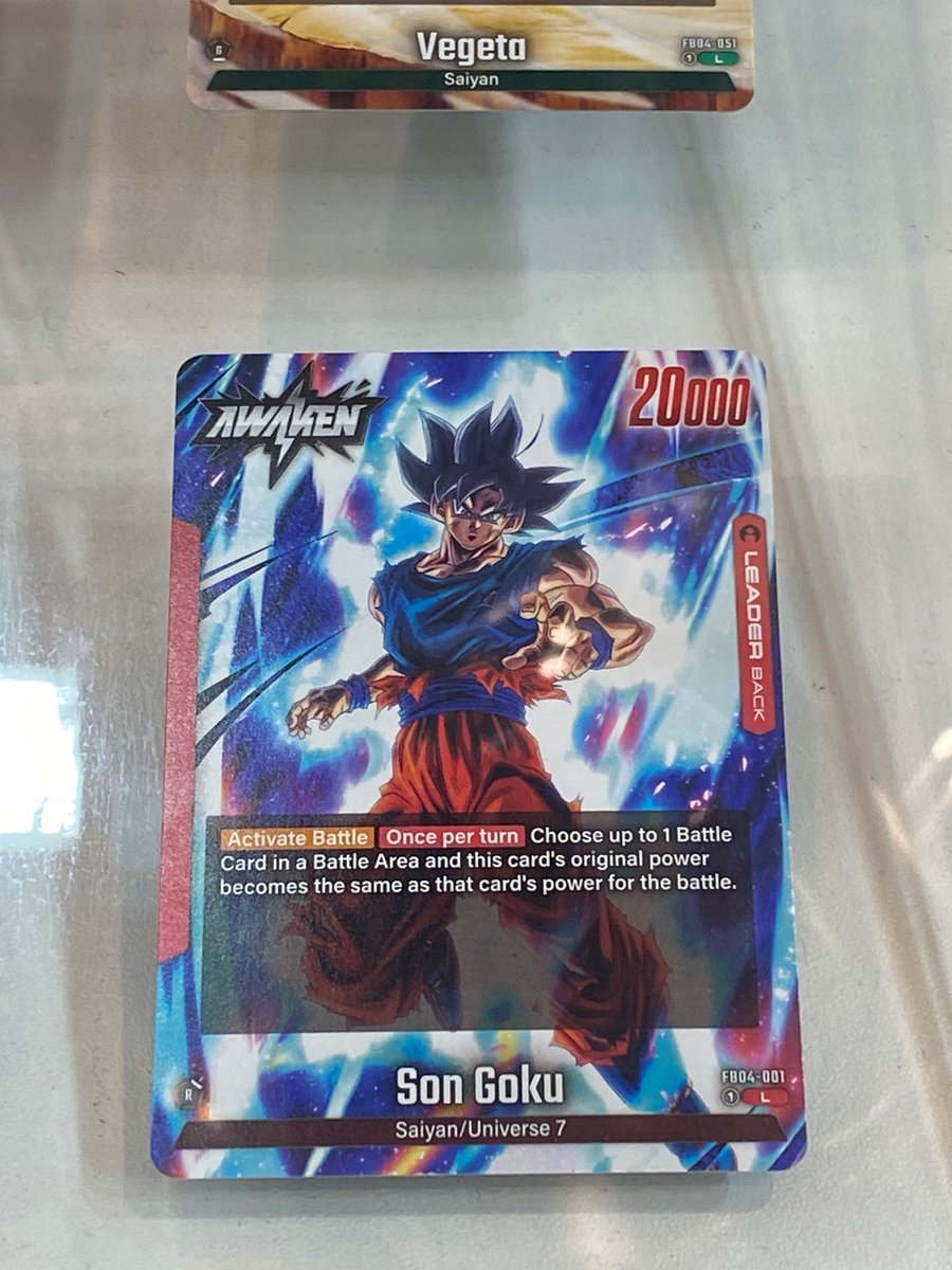 FB04 Dragonball Fusion World Son Gohan: Adolescence, Majin Buu, Vegeta and Son Goku Leader 🫢