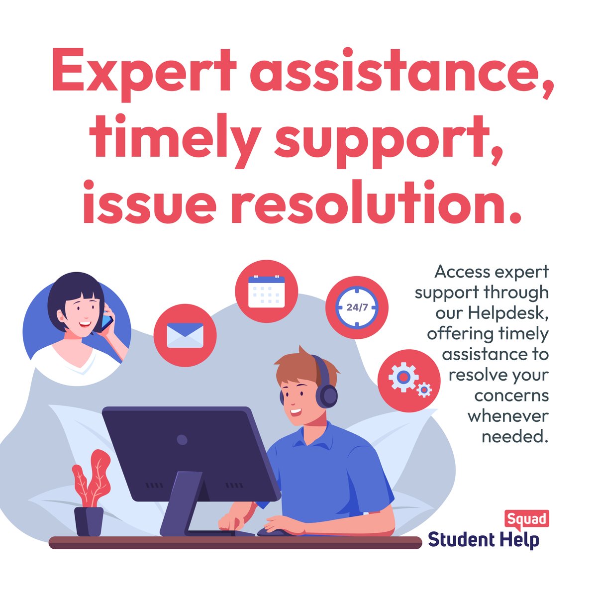 StudentHelpSq's tweet image. Get the support you need when you need it through our dedicated Helpdesk. Whether you have questions, concerns, or need guidance, our experienced team is available to provide prompt and reliable assistance.

#Studenthelpsquad #QuickAssistance #ExpertHelp