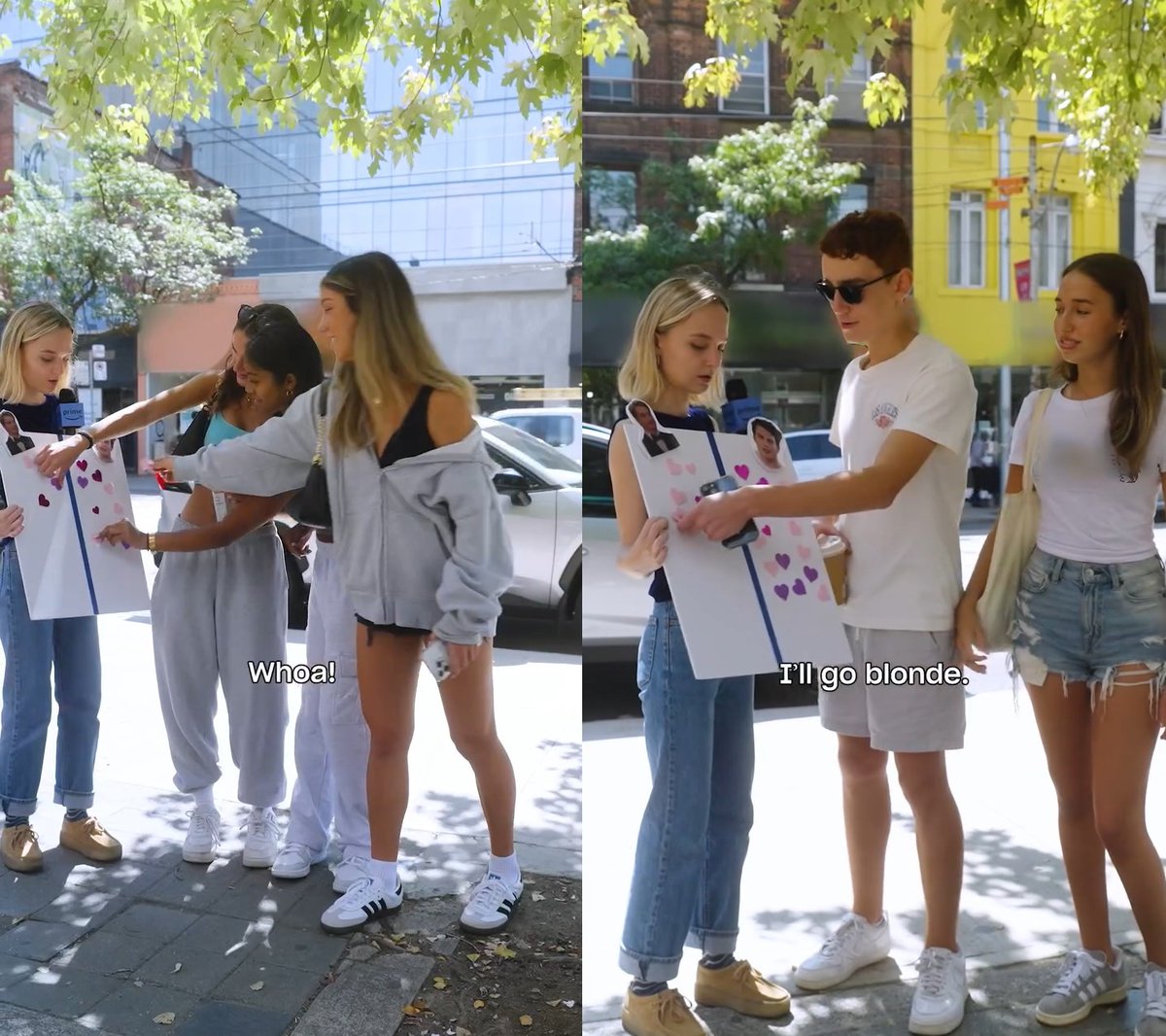 GalitzineFans's tweet image. Today @PrimeVideoCA asked 16 fans, who Nicholas Galitzine they like. On one side was Nick's blond pic from 🏳️‍🌈 RWRB movie (2 votes), on other side brunet picture from straight TIOY movie (14 votes). This is a clear enough Z gen statement to @amazon  💯
instagram.com/primevideoca/r…