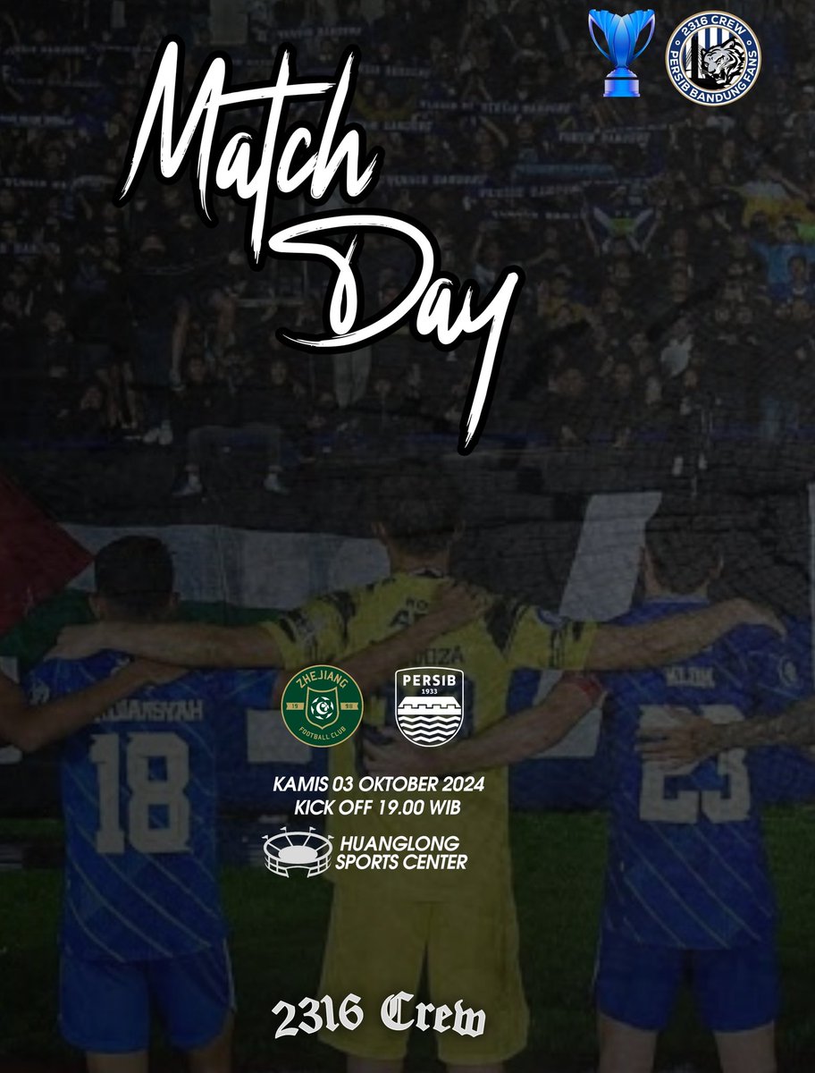 MATCH DAY! 

Zhejiang Fc Vs Persib Bandung

Kamis 03 Oktober 2024
Kick Off 19.00 WIB
Stadium Huanglong Sports Center

#afc #persib #persibbandung #bobotoh #persibfans
instagram.com/p/DApwuzIzEuE/…