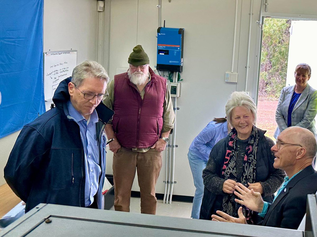 DrRobFloyd's tweet photo. Amazing hydroacoustic technology at work here at HA1, Cape Leeuwin 🇦🇺. At the end of this cable is a vital part of our International Monitoring System listening to detect underwater nuclear explosions. Sincere thanks to Geoscience Australia and ASNO for all they do to maintain this important global asset.