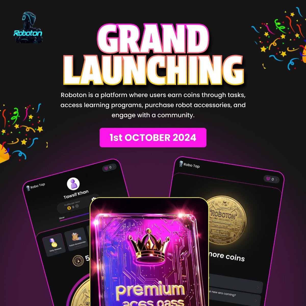 juliusonkid's tweet image. The Roboton is here now finally This only for those who wants to be wealthy in 2024 robotton.xyz #ai #airobot #roboton #AI #robot #robotics #Robotics
#AI
#TechInnovation
#FutureTech
#Automation
Specific to Robotton
#Robotton
#RobottonTech
#RobottonAI
#