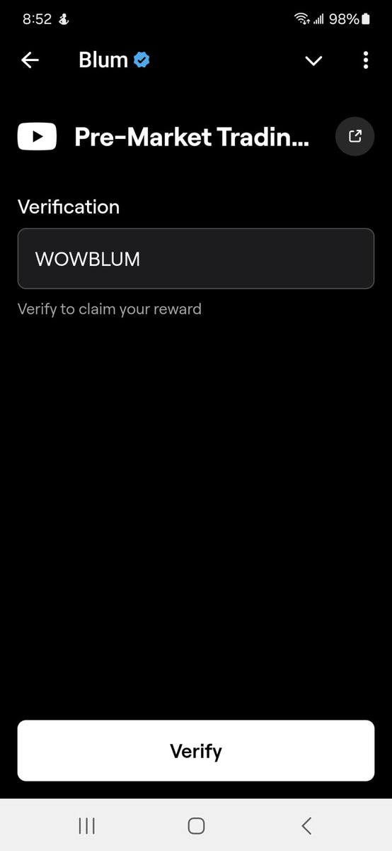 Cryptos_Air's tweet photo. Airdrop Crypto $BLUM  
Pre-Market Trading?  🎓 +250 BP 💎
Verification 🔑 = WOWBLUM

Rejoindre l'Airdrop #Blum : 👇
https://t.co/nFgcVV9dG4

Lire notre Article : 👇
https://t.co/tHRERLS3pC https://t.co/JKHqO0pGZj