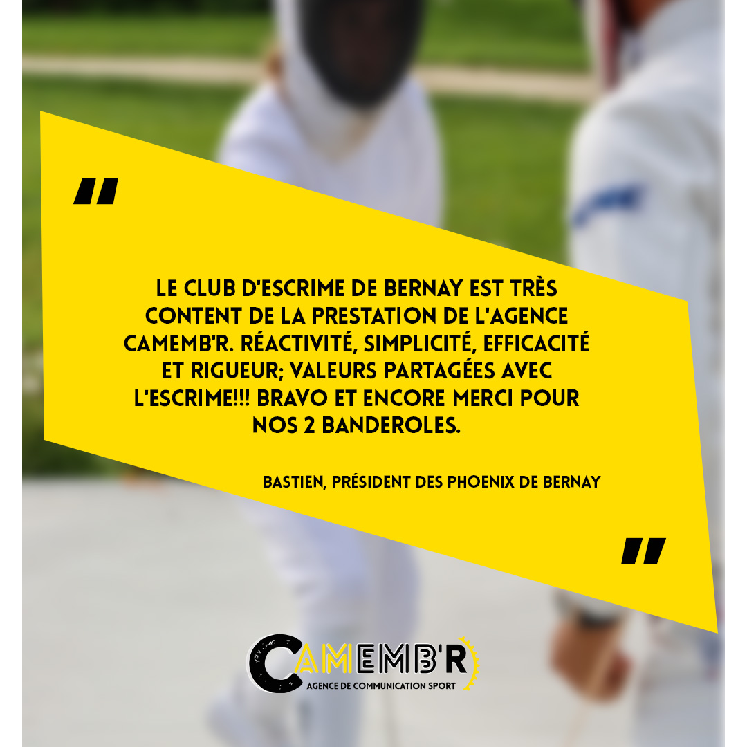 Merci 🙏

Au sein de l'agence CAMEMB'R, on a à cœur de satisfaire nos clients. Leurs retours et témoignages sont très important pour continuer de progresser et leur proposer les meilleurs services.  📈

📲 la suite : linkedin.com/company/camemb…

#CAMEMBR 🐄 #communiation #sport