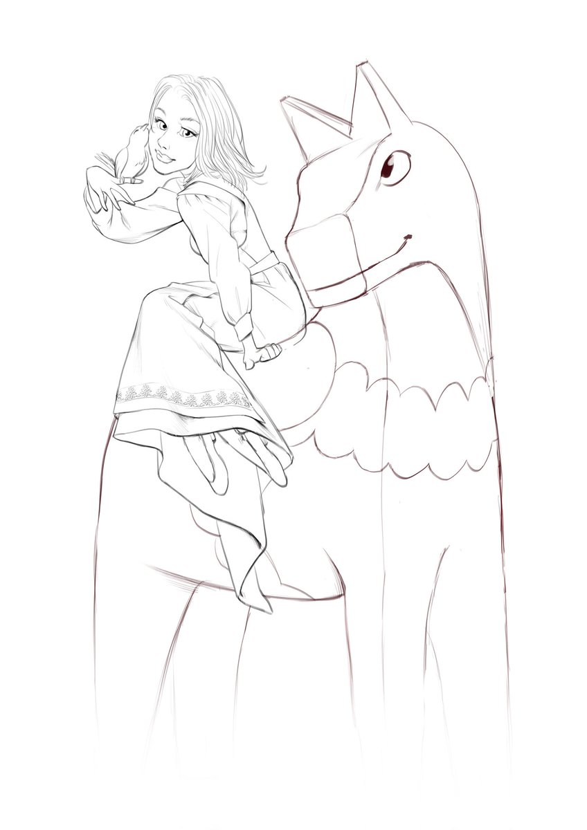 Sketch for Swedish Disney Princess Ida!

#disneyprincess #swedishprincess #svenska #sverige #ida #commission #artcommission #illustration #sketch #sketching #inktober