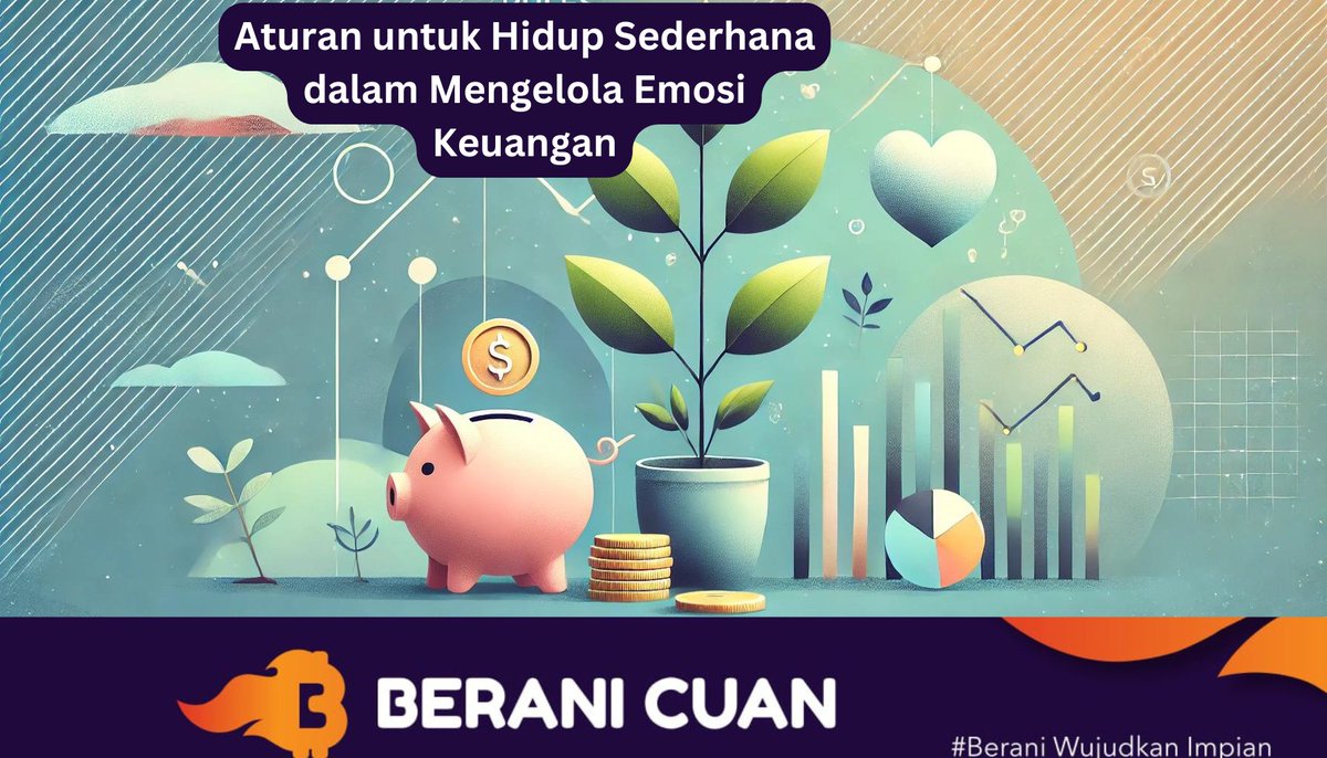 BeraniCuan's tweet photo. 10 Aturan untuk Hidup Sederhana dalam Mengelola Emosi Keuangan
1. Tumbuhkanlah Rasa puas, kurangi keinginan.
2. Lawanlah keinginan untuk memiliki brang seperti milik orang lain.
3. Lawanlah konsumerisme.
4. Berperanglah melawan iklan-iklan.
.....
https://t.co/VVrKDvY9IW https://t.co/ZA1dtnfjKI