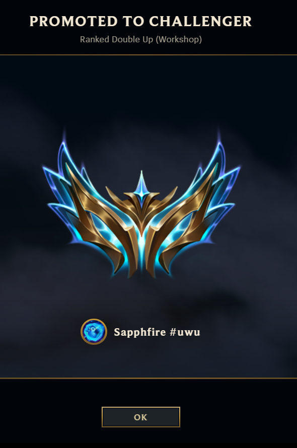 SapphfireVT's tweet photo. Yeah it's a me Challenged Jour in Double Up! PeepoAwesome
#TFT #Set12 #TeamfightTactics https://t.co/sRiuI9BdNA