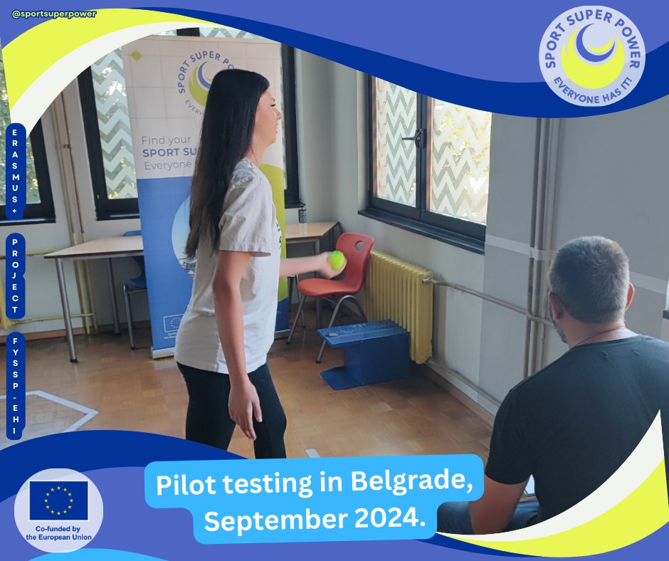 SDCSabac's tweet image. ✅💼 Završili smo važno pilot testiranje u okivru Erasmus+ projekta FYSSP-EHI. Ovaj zadatak obavili su stručnjaci iz naše organizacije uz učešće preko 40 učenika i učenica.

🇪🇺 Co-funded by the EU

#PhysicalFitness #Wellbeing #SportScience #HealthyLifestyle #YouthEmpowerment