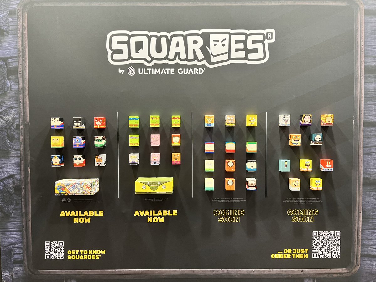 UltimateGuard's tweet image. We cannot wait to welcome you at our booth @SPIEL_Messe, Hall 1 🤩🤩
Come by, play Magic: The Gathering, and explore our incredible @squaroes lines 🔥🔥

#SPIEL24 #spielessen #magicthegathering #deckbox