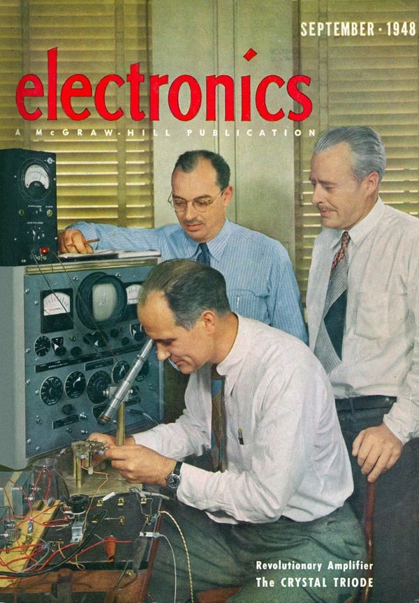 On This Day | In 1950,  The US Patent Office issued a patent to John Bardeen, Walter Brattain, and William Shockley for the transistor. The three AT&amp;T Bell Laboratories researchers had successfully tested the first of their devices two years earlier.

#OTD #OnThisDay