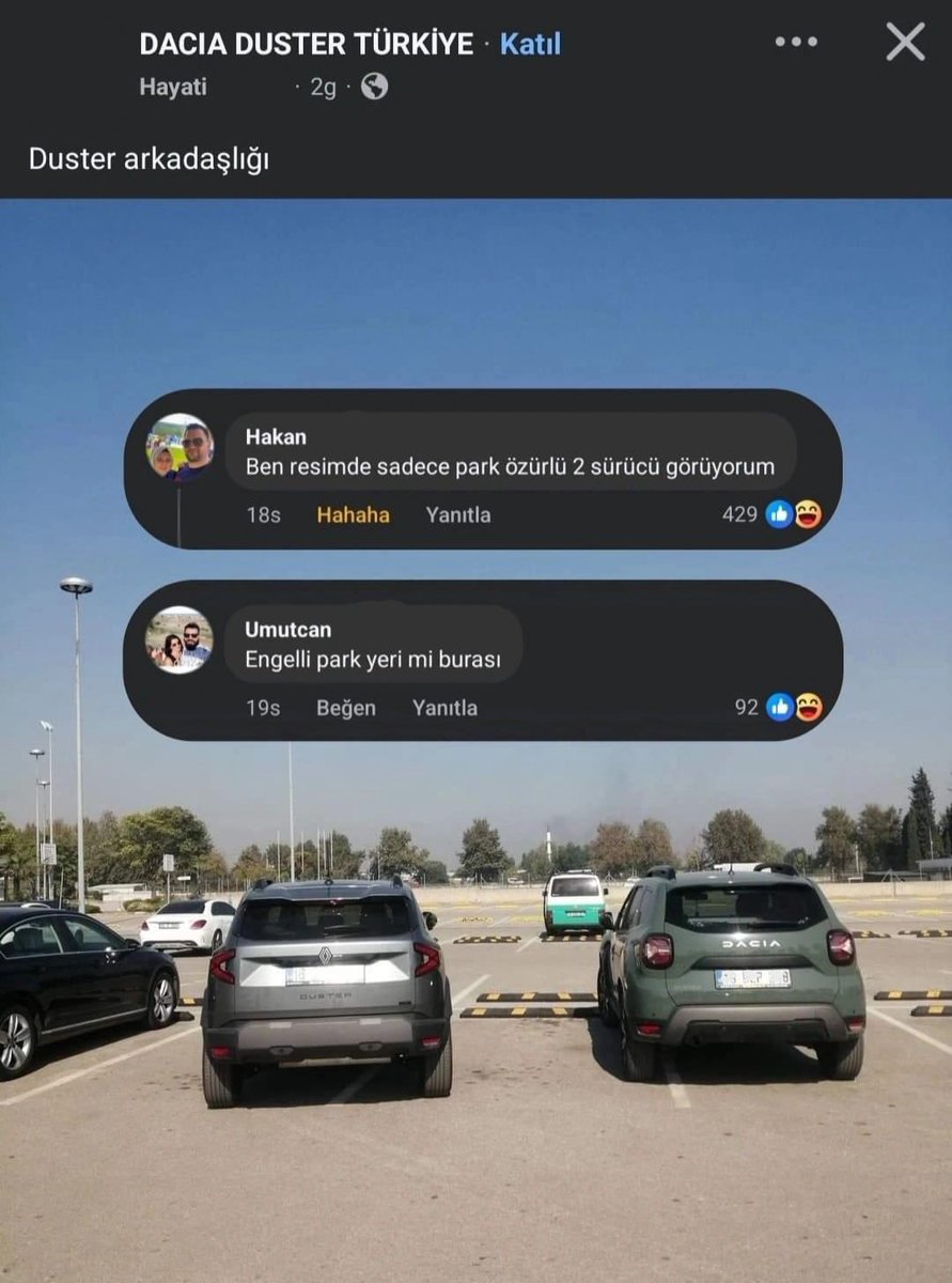 Adamlar reno kullanıyor diye engelli denir mi aq