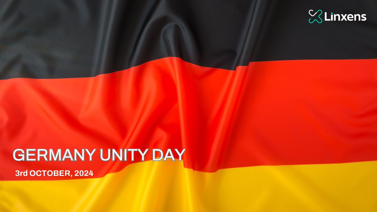 Today marks the 34th German Unity Day, a time for reflection, togetherness, and national pride. 
Allen einen fröhlichen 34. Tag der Deutschen Einheit!
#Germany #UnityDay
