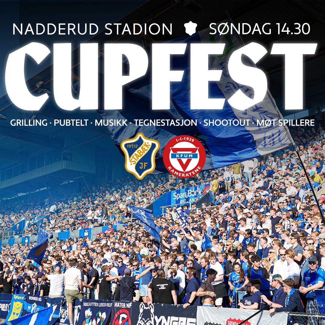 To på rad, nå ser vi mot Kåffa🤩 Kvartfinale på Nadderud på søndag!

🎟️Billetter her: shorturl.at/4g4sE