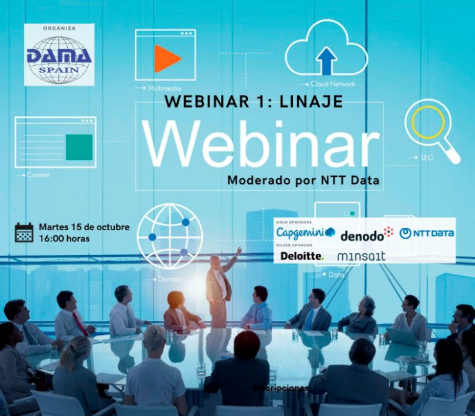 📝¡Toma nota! <a href="/SpainDama/">Dama_España</a> lanza una serie de tres webinars para desmitificar creencias erróneas de la gestión y el uso de datos. El primero tratará sobre el linaje de datos, el próximo 15 de octubre a las 16h. Apúntate ➡️ bit.ly/3N72tqz