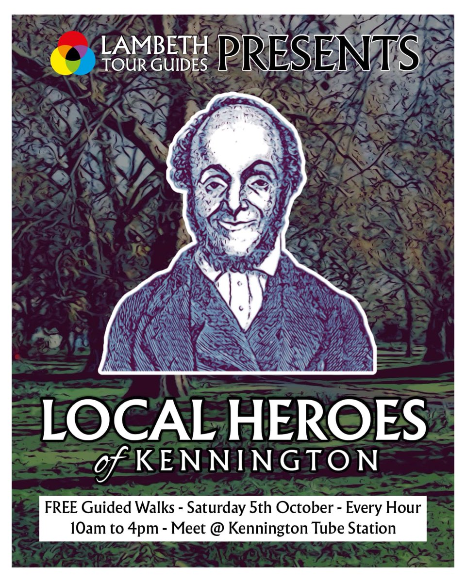 A Working Class Hero is Something  to See - 
The son of a formally enslaved man from St Kitts, who campaigned for 8 hour working day &amp; in 1848 took part in #Chartist demonstration on #Kennington Common: 
William #Cuffay.
Hear more about him &amp; more Local Heroes this Sat 5th Oct