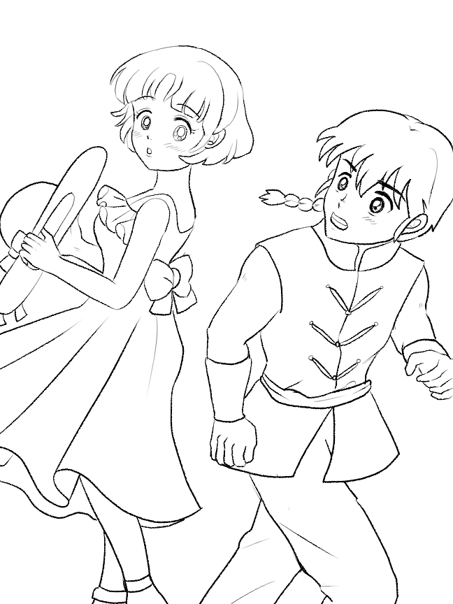 素材「お父さんと子供たちお母さんと子供たち」文字付
好きキャラファンアート17らんま1/2
やっとペン入れ💦
#イラストAC #らんま 