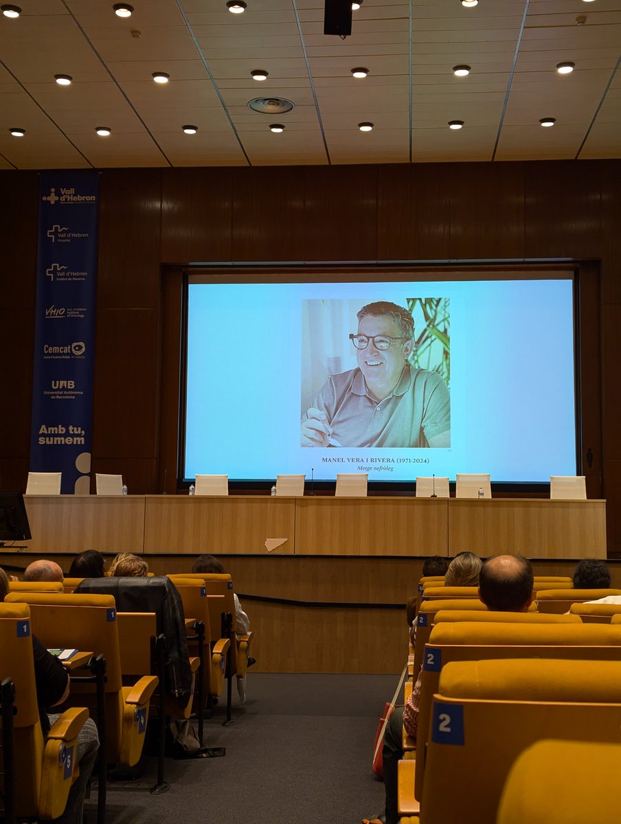 Bárbara Romano (@reequilibra) on Twitter photo Empieza la II Jornada Care Me: actualización en el manejo y tratamiento del paciente #cardiorrenal, con un homenaje a nuestro compañero el Dr Manel Vera, que nos dejó recientemente 💔
<a href="/hospitalclinic/">Hospital Clínic</a> Empieza la II Jornada Care Me: actualización en el manejo y tratamiento del paciente #cardiorrenal, con un homenaje a nuestro compañero el Dr Manel Vera, que nos dejó recientemente 💔
<a href="/hospitalclinic/">Hospital Clínic</a>