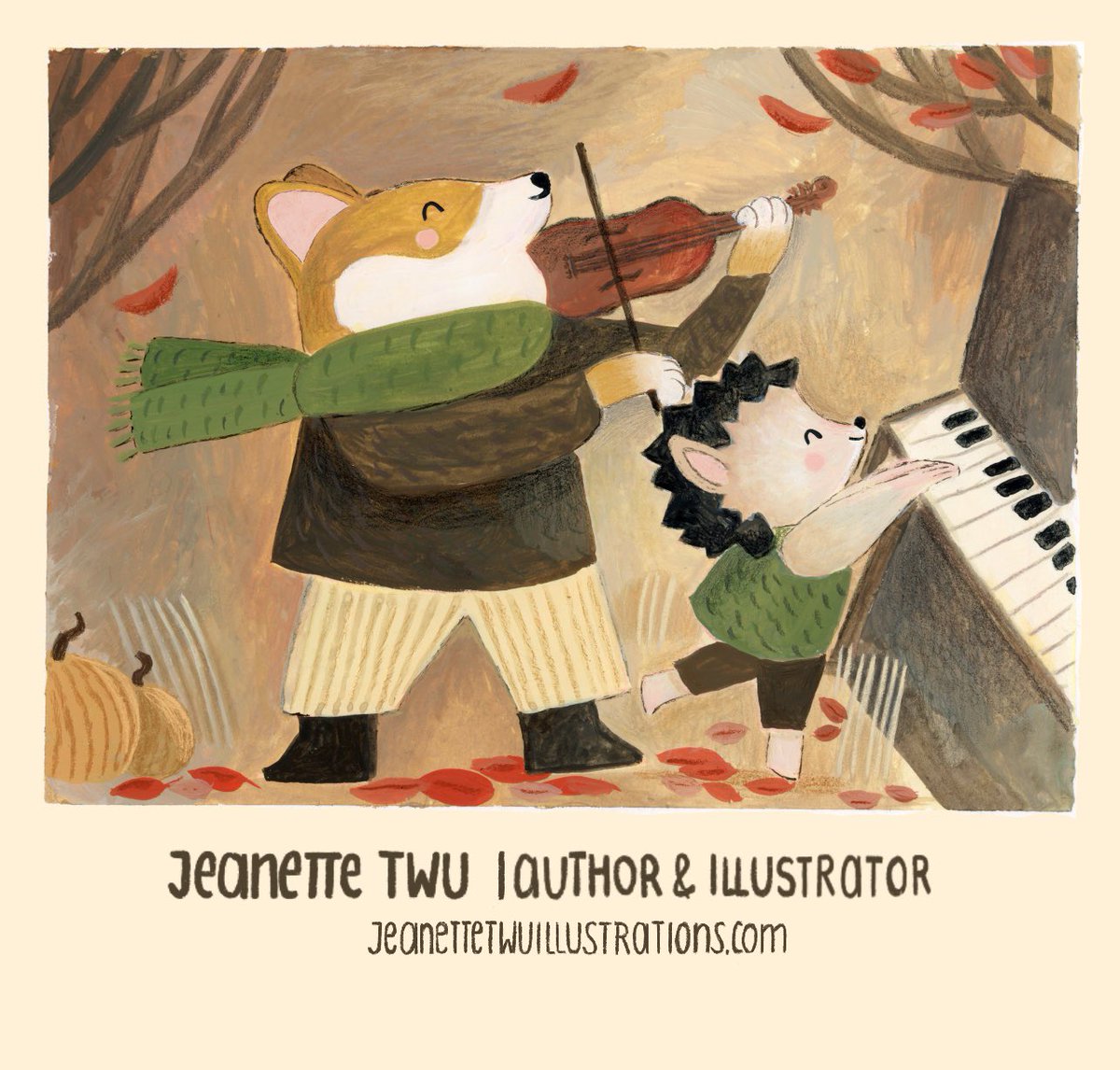 Happy #kidlitpostcard day! My name is Jeanette Twu and I’m a children’s book illustrator and author. Please get in touch to see my current dummy books. Thank you! 
#kidlitpostcard2024 #picturebookillustrator #picturebooks #seekingrepresentation