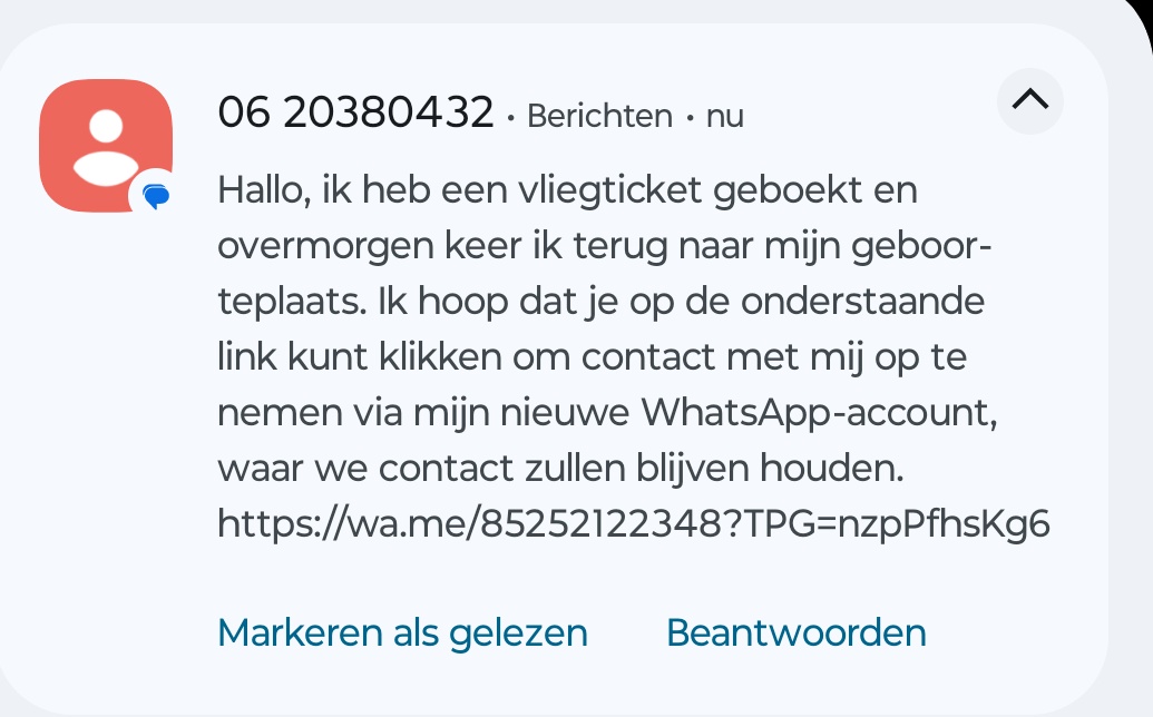 TharusThijs's tweet image. Wake up babe, nieuwe scam just dropped.
Ik waardeer de variatie en nieuwe poging.
