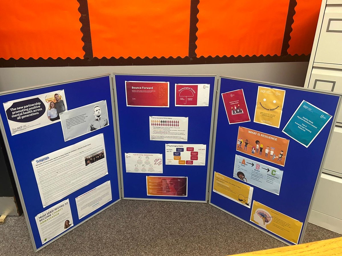 Healthy Minds on display for #parents evening at Manor School 😍 

#Harry Kane lead school #excellence #wholeschoolapproach #northampton #mental #health 

@NeneEducationTrust