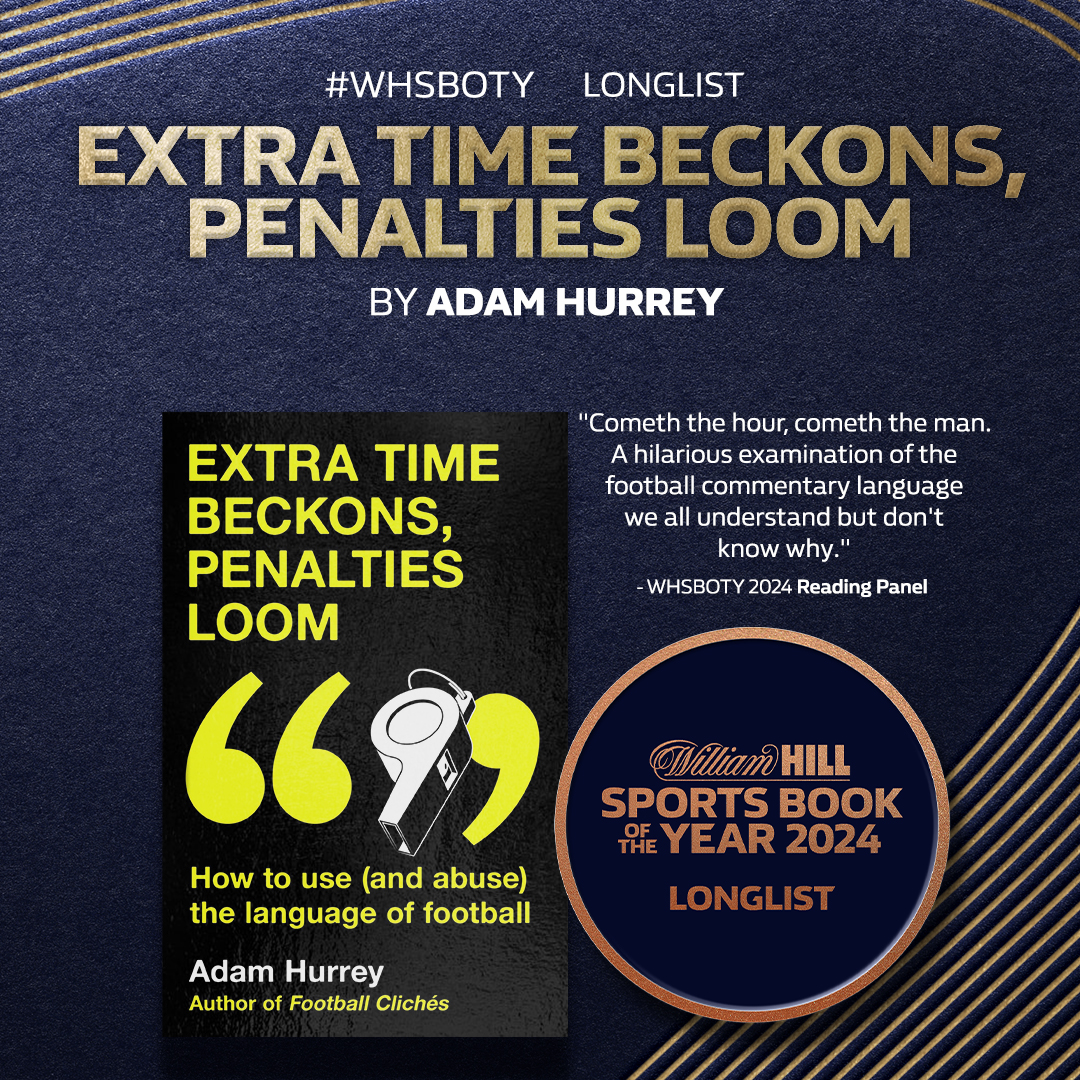 Headline Books (@headlinepg) on Twitter photo We're kicking off this morning with some brilliant news!β½
Extra Time Beckons, Penalties Loom by <a href="/FootballCliches/">Adam Hurrey</a> is on the #WHSBOTY Longlist! @Bookieprize We're kicking off this morning with some brilliant news!β½
Extra Time Beckons, Penalties Loom by <a href="/FootballCliches/">Adam Hurrey</a> is on the #WHSBOTY Longlist! @Bookieprize