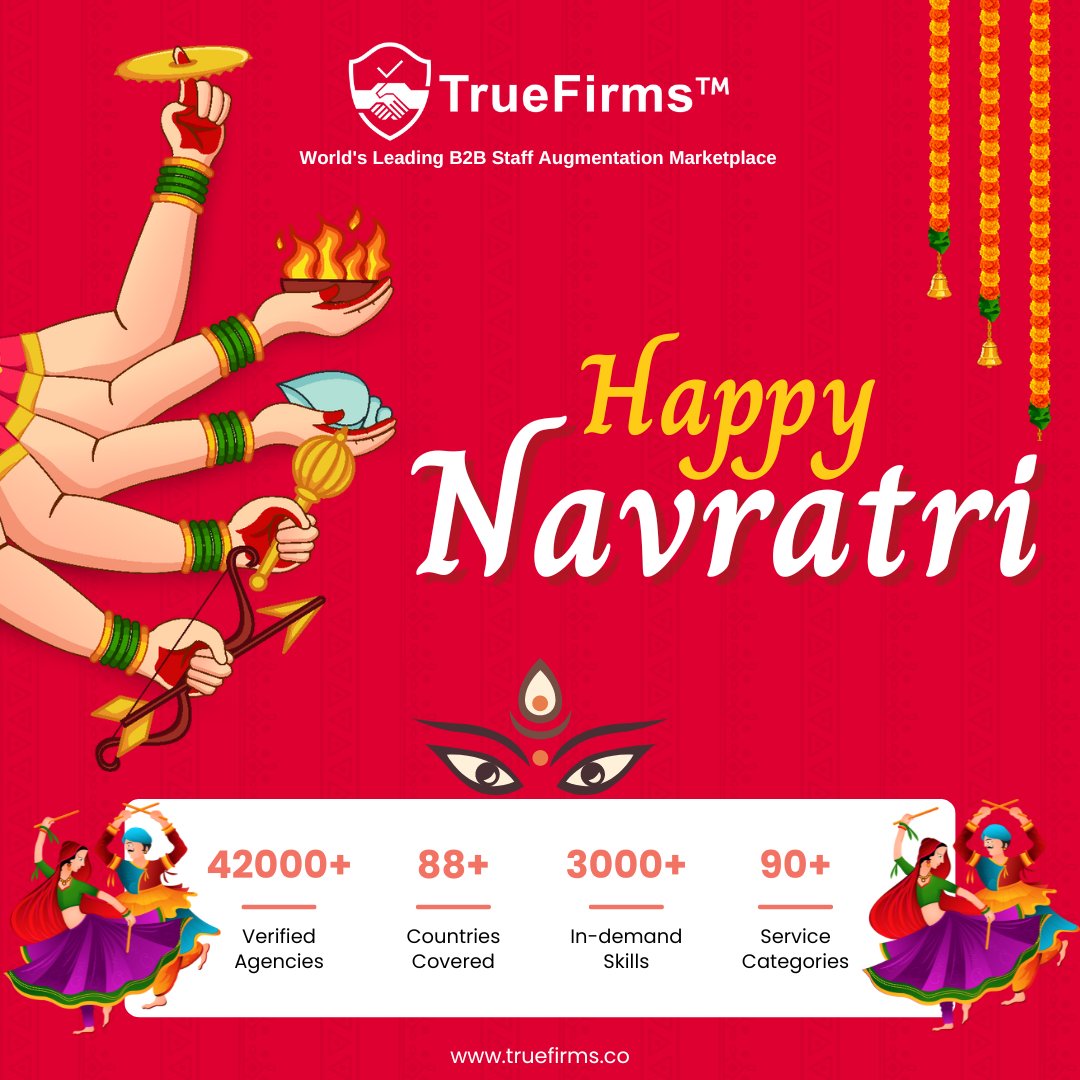 May the divine blessings of Maa Durga bring you strength, success, and happiness. Wishing you a vibrant and joyful Navratri!🌸🙏
 #Navratri2024 #FestiveVibes #HappyNavratri