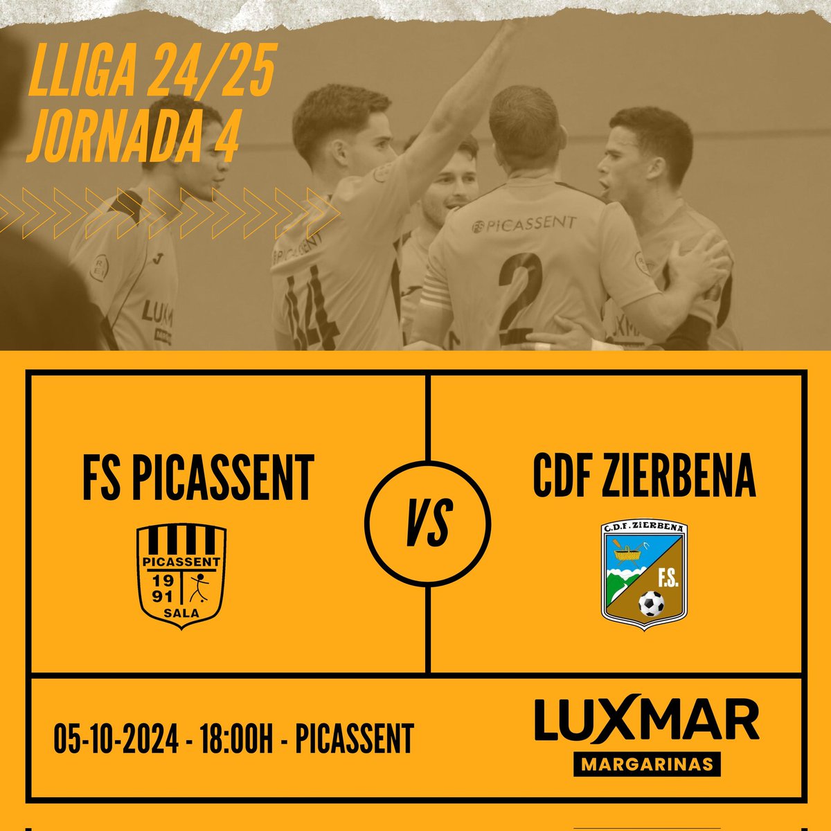 🎯 Objectiu Zierbena.

🧡 Dissabte toca en casa!