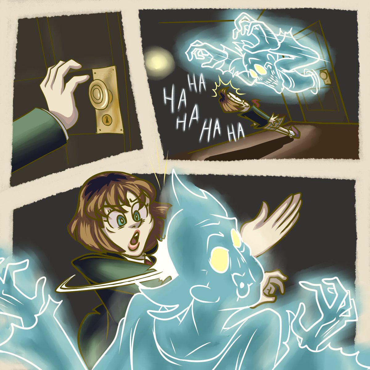 diario_draws's tweet photo. "CLOCK-TOBER" Day 3:
"Door."
Back when I played Clock Tower 3 for the first time ever, this spirit came out of one of the doors and freaked me out.
I wanted to slap my screen lol
#クロックタワー #clocktower #clocktober #horror #fanart https://t.co/kDEAbwbGtB