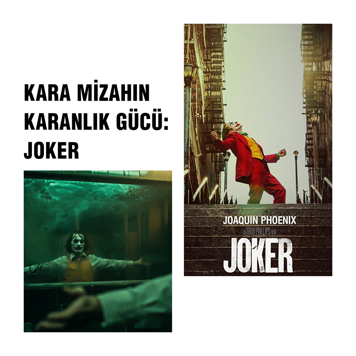 WeYouTheymag's tweet photo. Joker: İkili Delilik filminin çıkmasına günler kala ilk filmi hatırlamak ister misiniz?
 
Konsepti yenilenen You | Focus sayfamızda, 2019 yılında vizyona giren Joker filmini mercek altına aldık 🎬 https://t.co/EsysIMkE6s