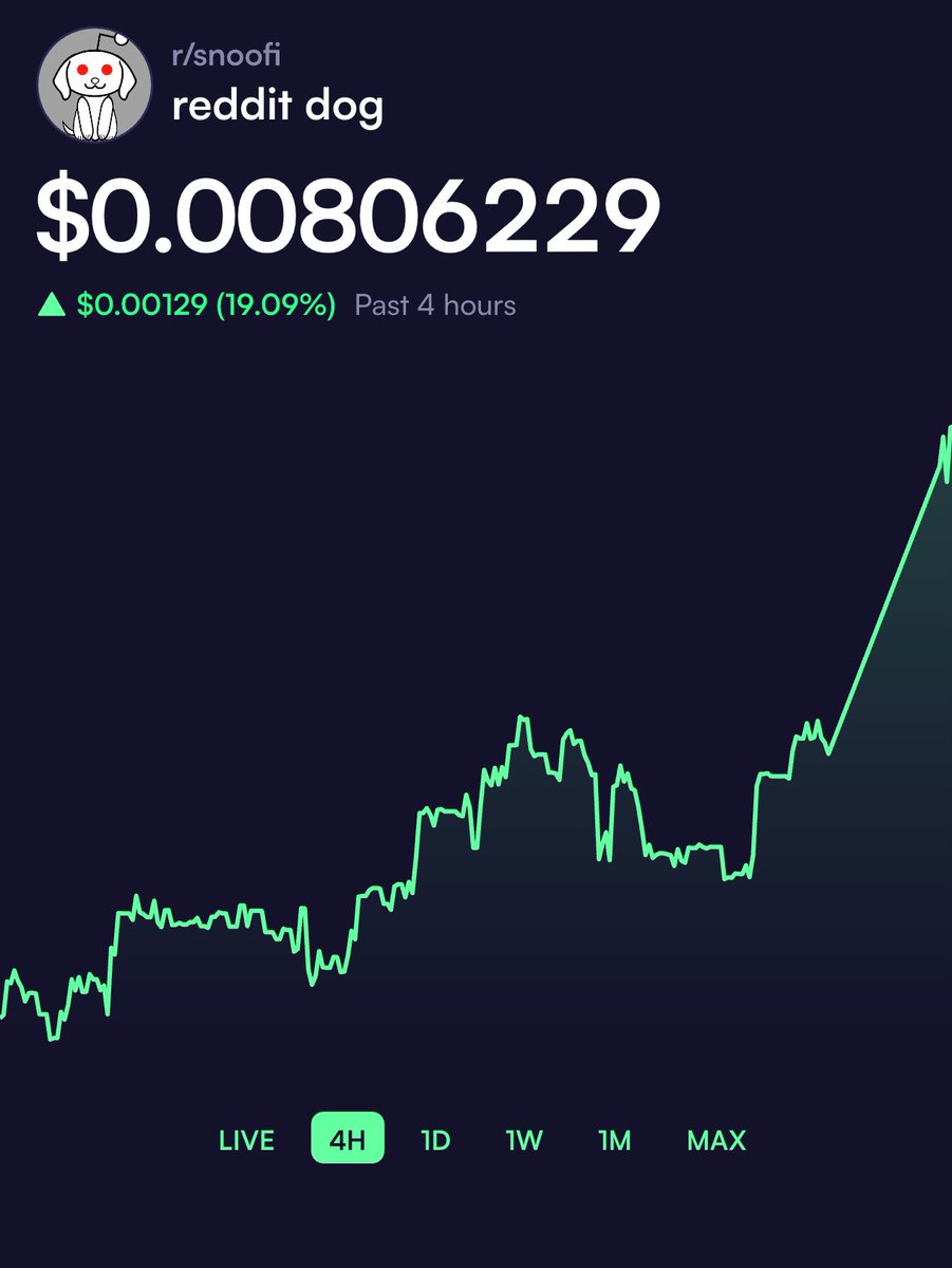 kp36915's tweet photo. It’s not soo late till you realise $snoofi is the only way for you to get out of the trenches!!🚀🚀
#snoofi #redditcoin https://t.co/UEx6cC6nqc