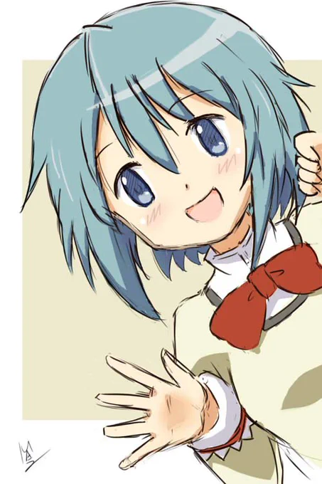 こんな感じで描いてましたまどマギ 