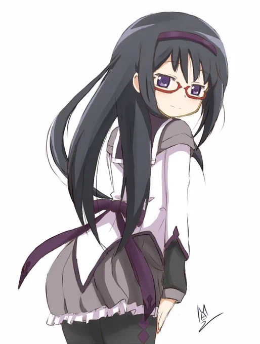 こんな感じで描いてましたまどマギ 