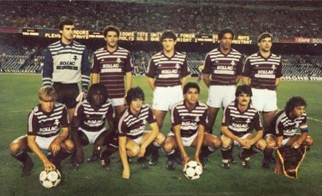 LeCoinGrenat's tweet photo. Il y a 40 ans jour pour jour le FC Metz battait le FC Barcelone 4-1 au Camp Nou en match retour de la Coupe d’Europe des vainqueurs de Coupe, après une défaite 4-2 à l’aller, éliminant alors le FC Barcelone (6-5 cumulé). https://t.co/I2Y6OhrUL5