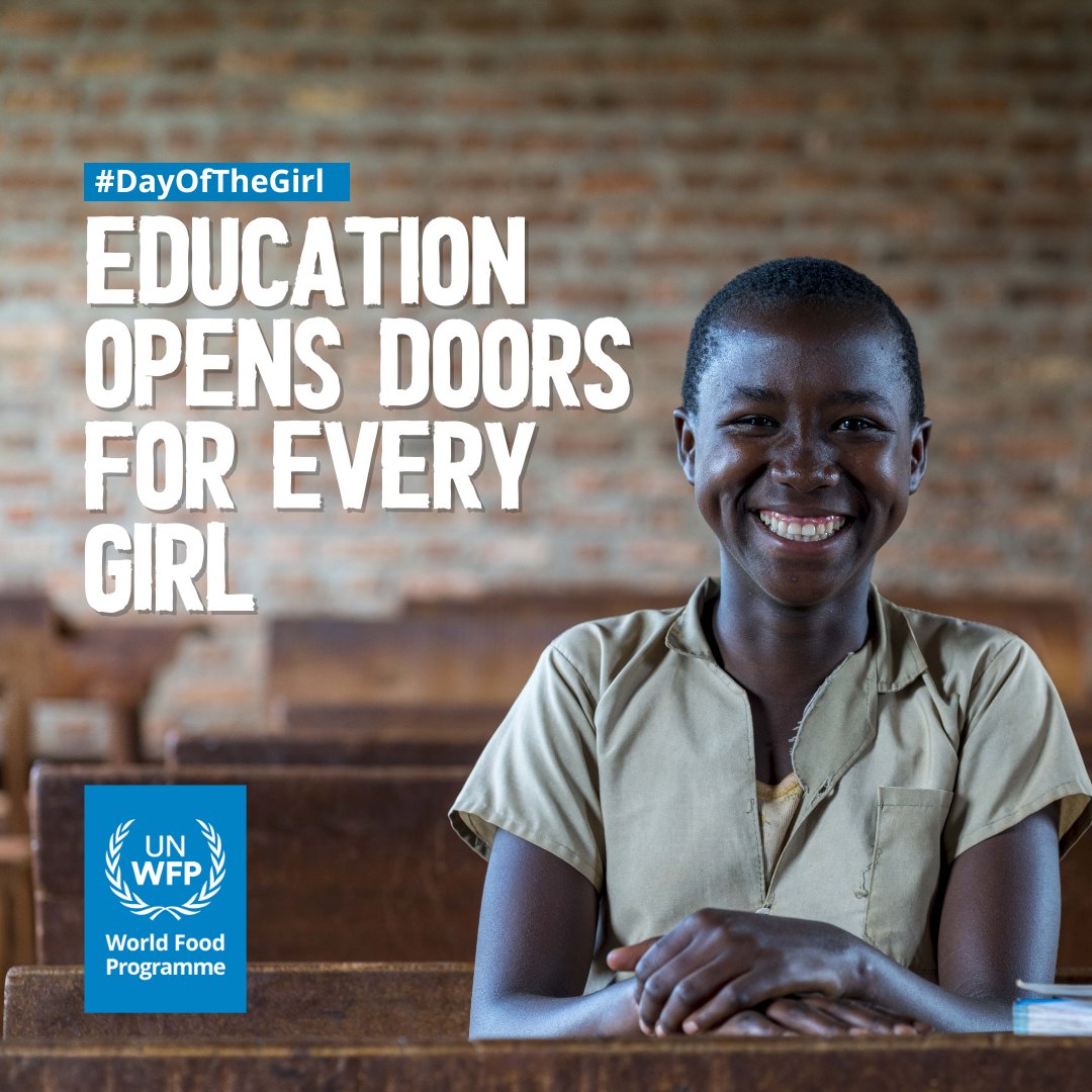 Girls around the world face countless challenges, but their courage and hope for the future inspire us all. With the right support, every girl can reach her full potential. 💪

<a href="/WFP/">World Food Programme</a> is committed to breaking down the barriers that hold girls back. #DayOfTheGirl
