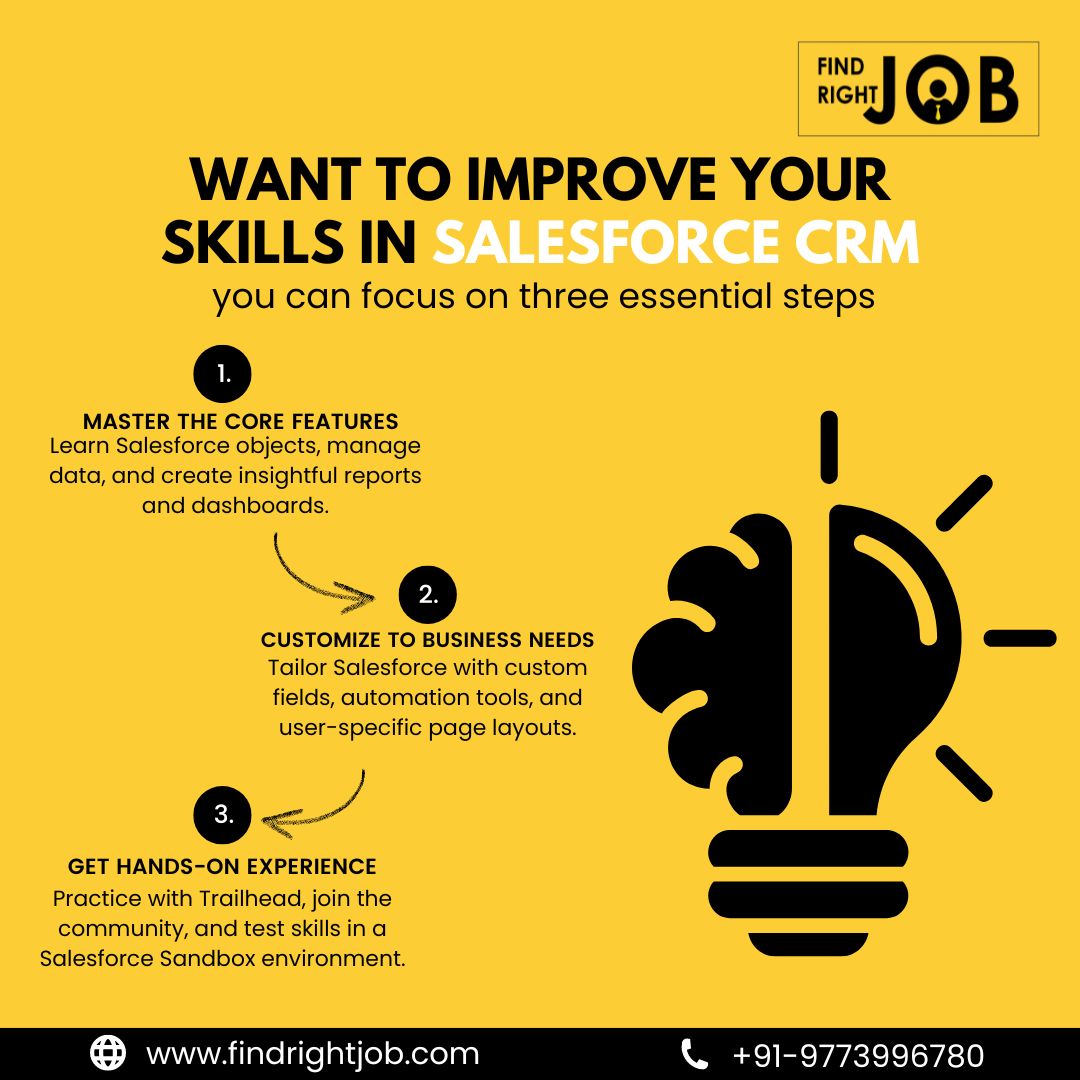 Findrightjob3's tweet image. 🚀 Ready to Master Salesforce CRM?
Unlock your potential with our Salesforce CRM course!
🌐 Visit: findrightjob.com
📞 Contact us: +91-9773996780
#trainingsalesforce #crmsalesforce #learnsalesforce #crmexperts #salesforcecourse #skillupgrade #findrightjob