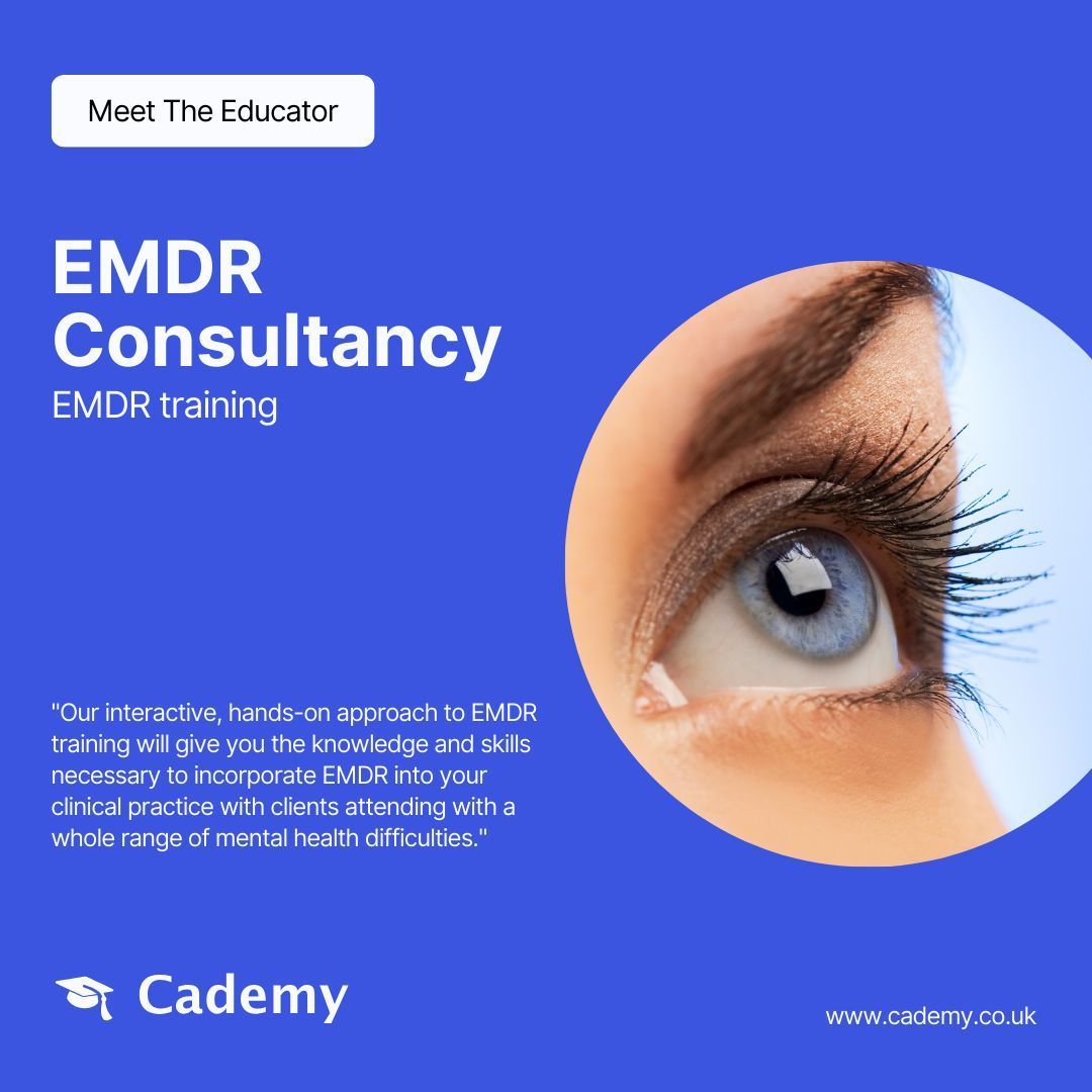 cademy__'s tweet image. 🦉 Meet the Educator: EMDR Consultancy - highly interactive learning experience accredited by EMDR Europe.
👉 Discover their courses by searching for EMDR Consultancy on cademy.co.uk
#Educator #Trainer #CourseProvider #Instructor #EducationDirectory #Cademy