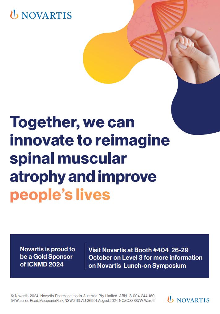 This year at #ICNMD2024 we’re looking forward to welcoming Novartis as a Gold sponsor! Meet with the Novartis team to learn more about Novartis and its luncheon Symposium at Booth #404 from 26-29 October.